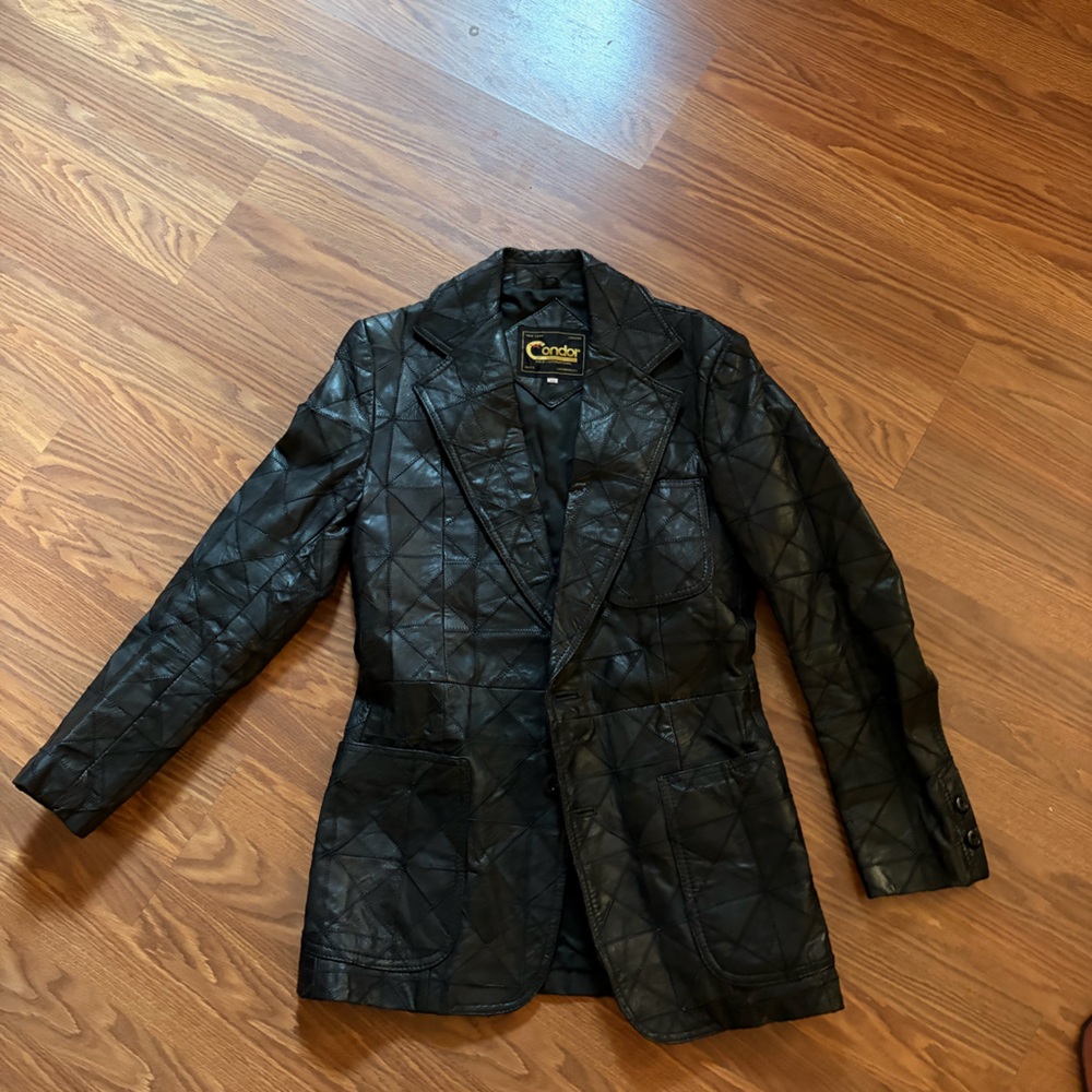 Condor Vintage Patchwork Leather Jacket